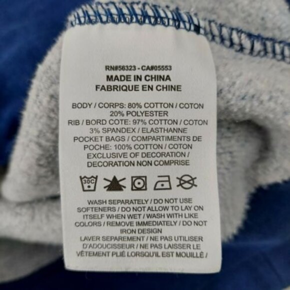 Nike Hooded Sweatshirt Hoodie Spell Out Center Swoosh Youth XL Womens Small Blue - Picture 5 of 7